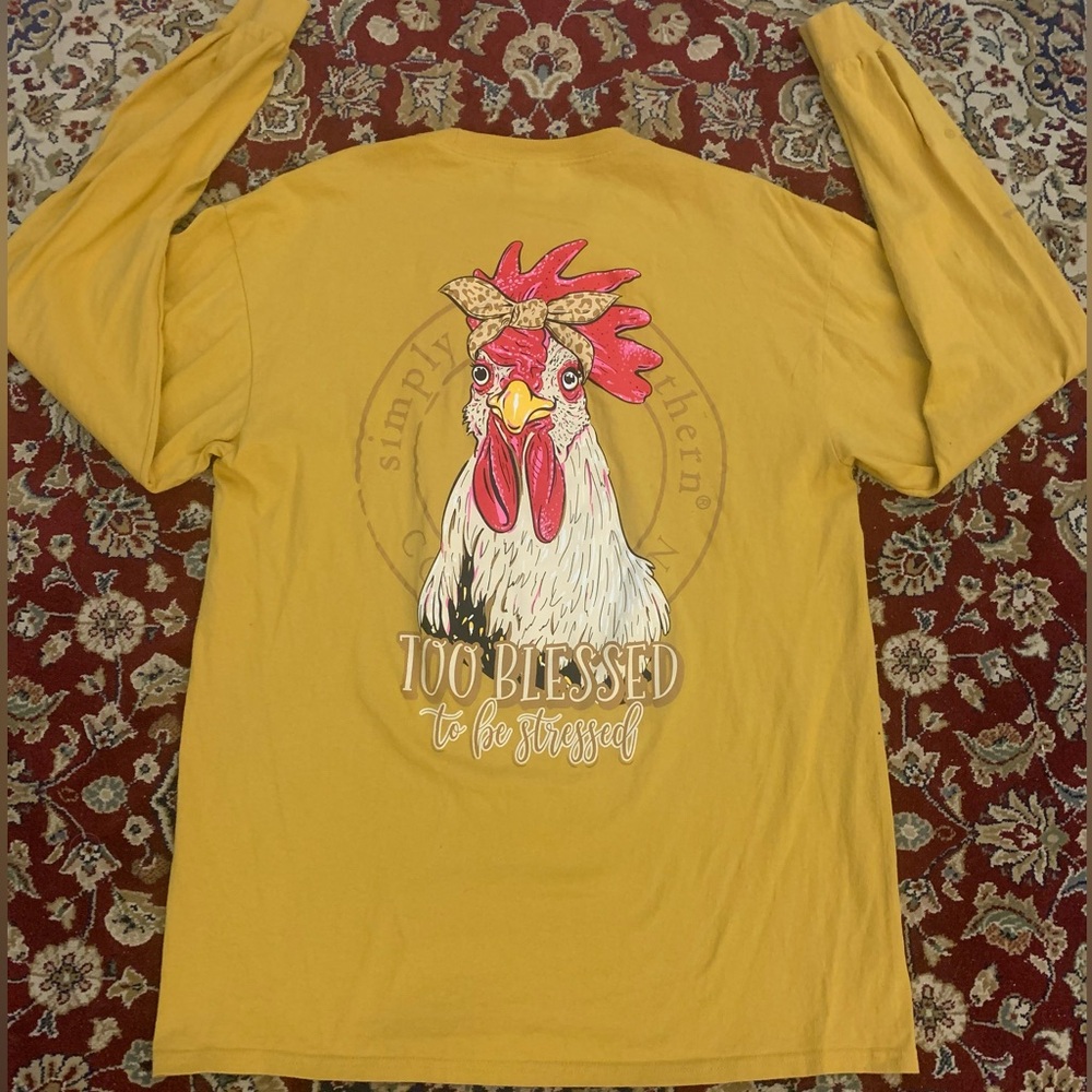 SIMPLY SOUTHERN 100% Cotton “Too Blessed” Jersey